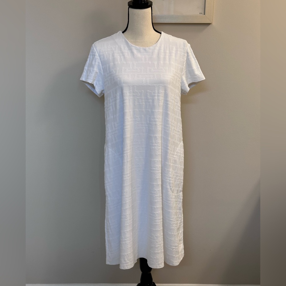 J. McLaughlin Jacquard Swing Dress Size L